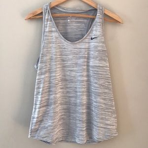 NWOT Nike gray athletic tank top